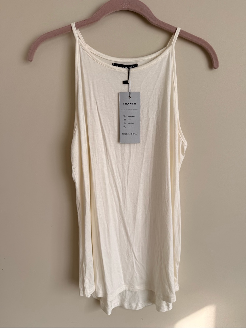 THANTH Cream Lightweight Women's Tank Top